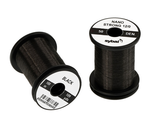 Nano Strong Thread, 50 Den.  12/0, Black
